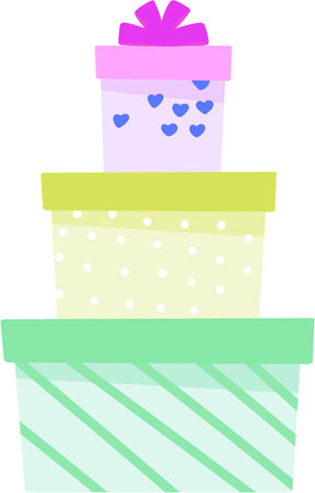 Celebrate the special occasion with this design on your holiday projects.の写真素材