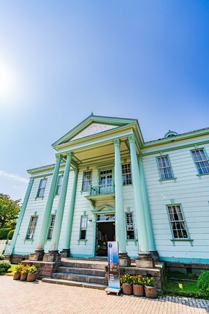 Hokkaido scenery in summer, Old Branch Office of Hokkaido Governmentの写真素材