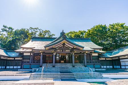 Summer in Hokkaido Sapporo Gokoku Shrineのeditorial素材