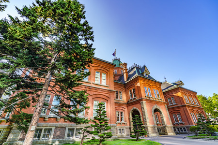 Summer in Hokkaido Red Brick Government Building (Former Hokkaido Government Office Building)のeditorial素材