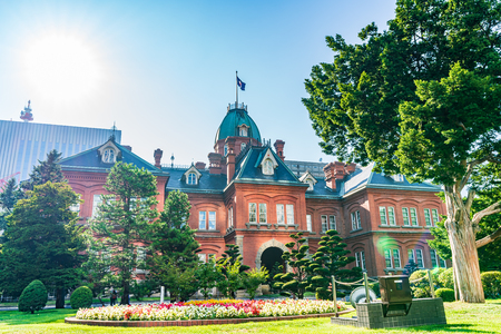 Summer in Hokkaido Red Brick Government Building (Former Hokkaido Government Office Building)のeditorial素材