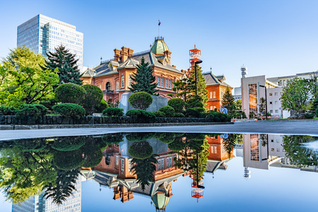 Summer in Hokkaido Red Brick Government Building (Former Hokkaido Government Office Building)のeditorial素材