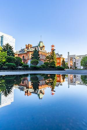 Summer in Hokkaido Red Brick Government Building (Former Hokkaido Government Office Building)のeditorial素材