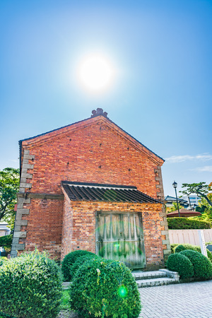 Hokkaido scenery in summer, Former pioneer Hakodate branch book libraryのeditorial素材