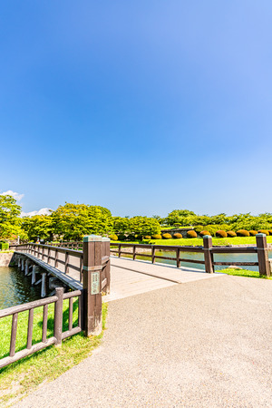 Hokkaido scenery in summer, Goryokaku Parkのeditorial素材