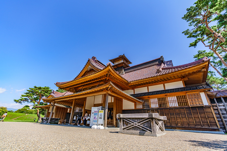 Hokkaido scenery in summer, Hakodate Magistrate's Officeのeditorial素材