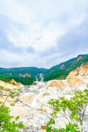 Summer in Hokkaido, Noboribetsu Jigoikudaniの写真素材