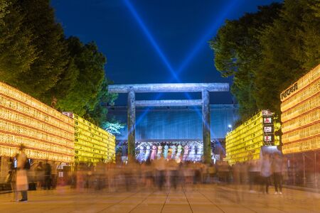 Summer in Japan Yasukuni Shrine Mitama Matsurの写真素材