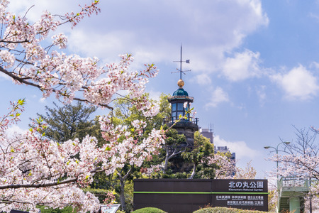 Spring in Japan, Urban Scenery of Tokyo [Sakura of Chidorigafuchi]のeditorial素材