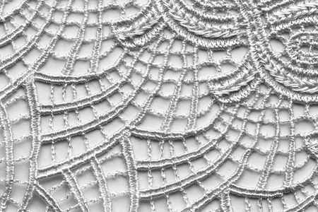 The grey leaves lace texture macro shot