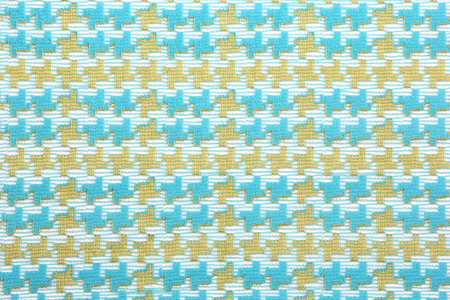 the macro photo of the fabric with lace