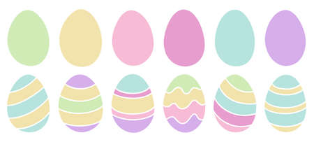 Easter eggsのイラスト素材