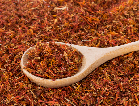 Safflower backgroundの写真素材