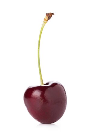 Cherry isolated on white backgroundの写真素材