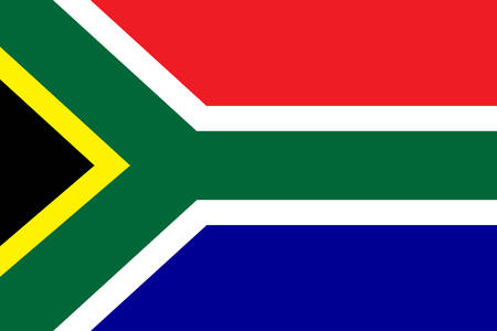 Flag of South Africaのイラスト素材