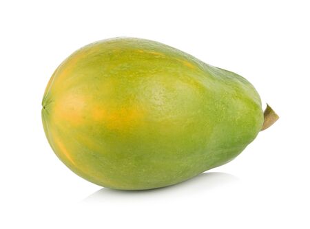 papaya isolated on a white backgroundの写真素材