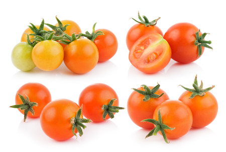 tomato on white backgroundの写真素材