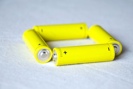 Batteries in box shape
