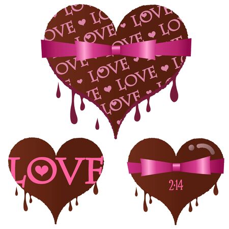Set of Valentineのイラスト素材