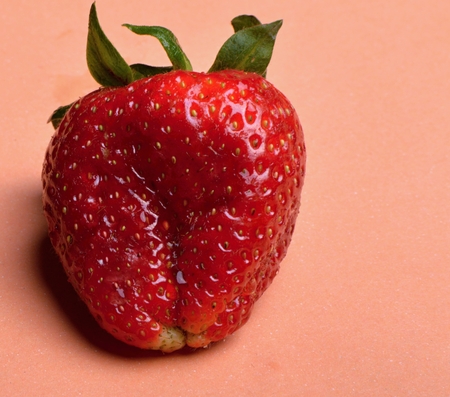 Strawberries are a favorite tasty summer fruitsの写真素材