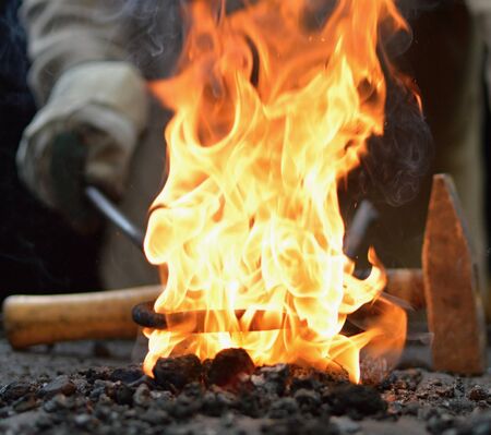 Blacksmith furnaceの写真素材