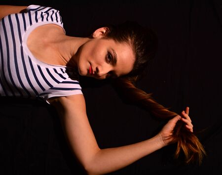 Hair posing