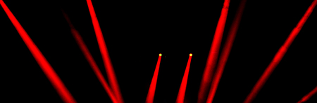The play of lights and shadows on musical events.の写真素材