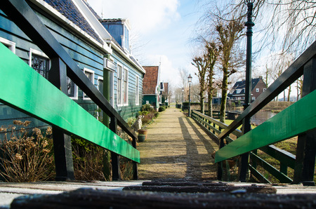 Classical Dutch houses in the Zaanse open air museum.
の写真素材