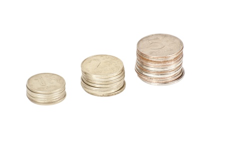 Three Piles Of Money