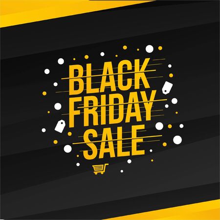 black friday abstract backgroundのイラスト素材