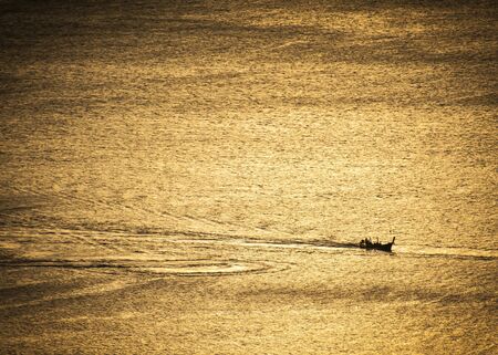 Sunset at sea の写真素材