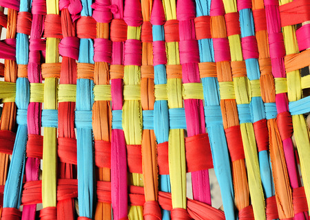 woven rattan patternsの写真素材