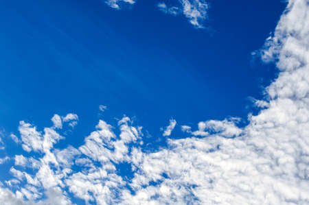 blue sky with cloud closeup