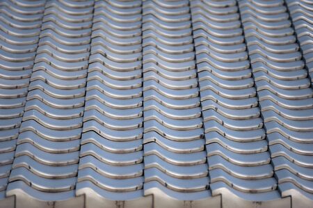 Detail of a japanese roofの写真素材