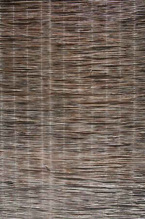 Old Bamboo curtainの写真素材