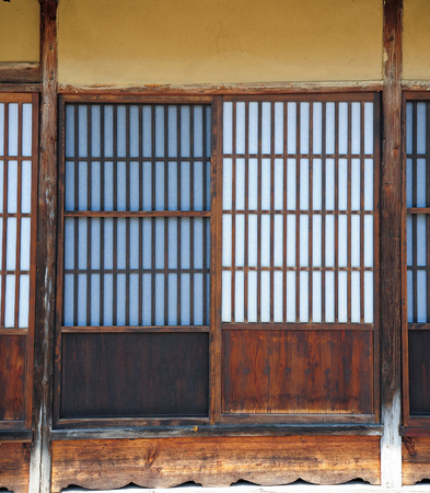 Traditional door of  japan styleの写真素材