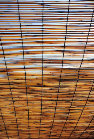 Bamboo curtainの写真素材