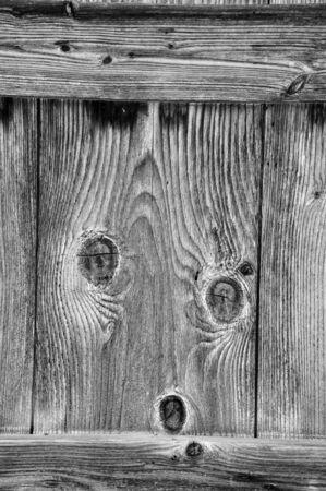 Old Wood Plank of Texture Background with black and whiteの写真素材