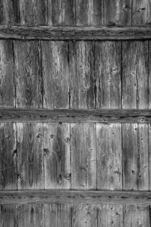 Old Wood Plank of Texture Background with black and whiteの写真素材