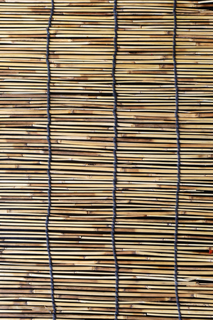 Wood background curtain wallpaper.の写真素材