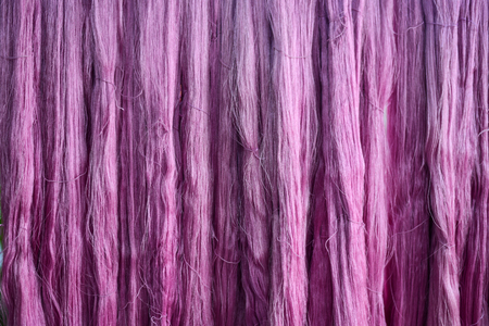 Cotton pink color natural dyes handmadeの写真素材