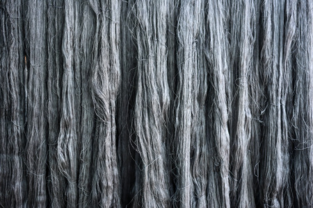 Cotton grey color natural dyes handmadeの写真素材