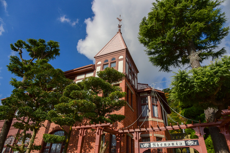 Kobe, Japan - 7 December 2016 : Kitano-cho historic District is the famous Western houses area in Kobe Cityのeditorial素材