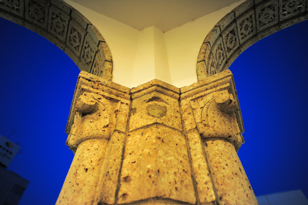 Detail of Matsugamine Catholic Church in Utsunomiya Japanのeditorial素材