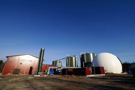 bio gas plant              の写真素材