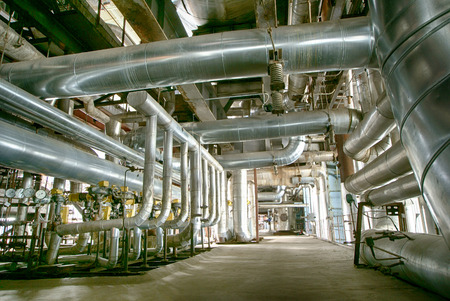 Industrial zone, Steel pipelines and equipment