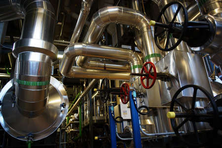 Industrial Steel pipelines and valves