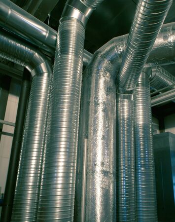 Ventilation pipes of an air conditionのeditorial素材
