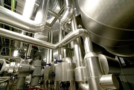 Industrial zone, Steel pipelines and equipment
