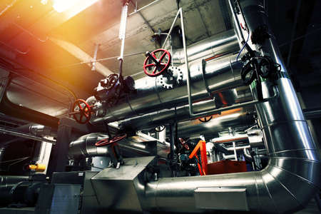 Industrial zone, Steel pipelines and equipment